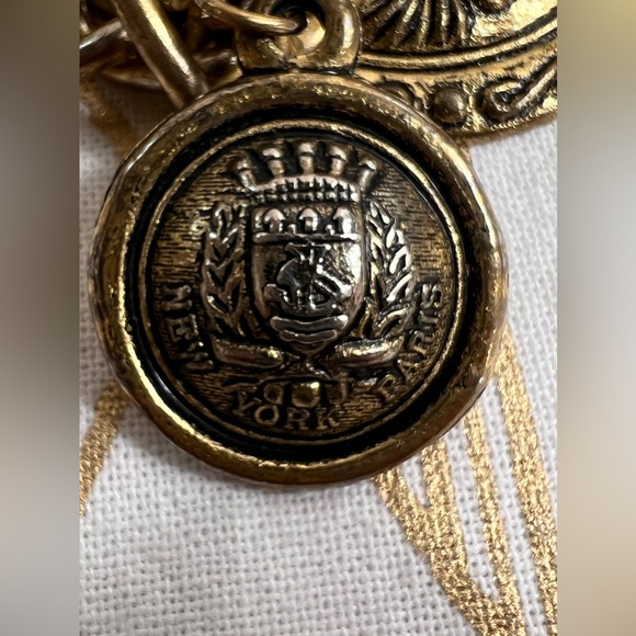 Gold Medallion Vintage Chain Link Belt